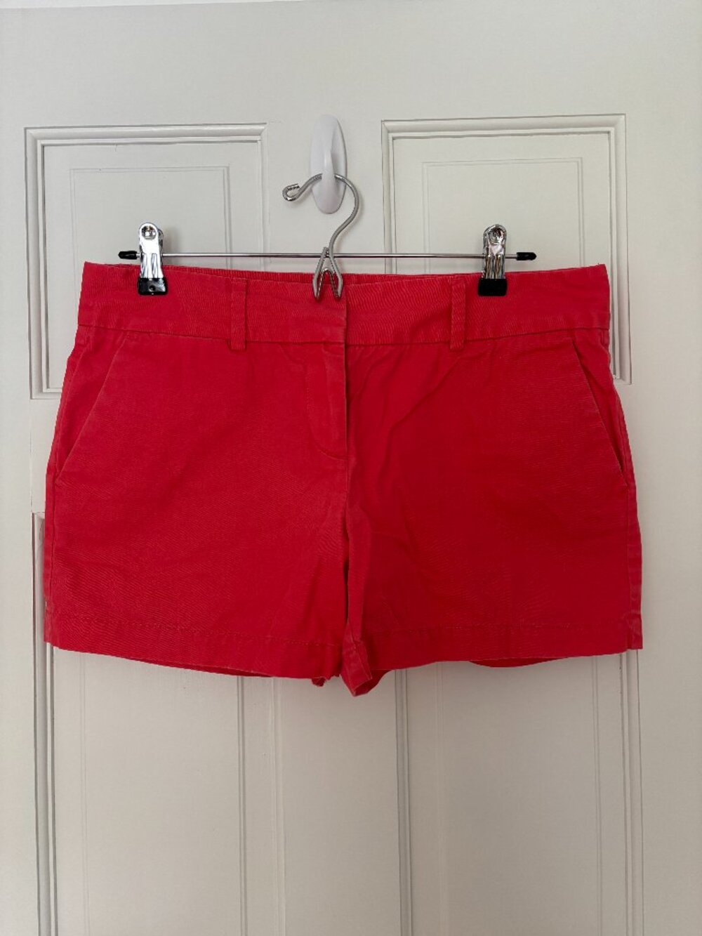 Loft | Coral cotton chino shorts